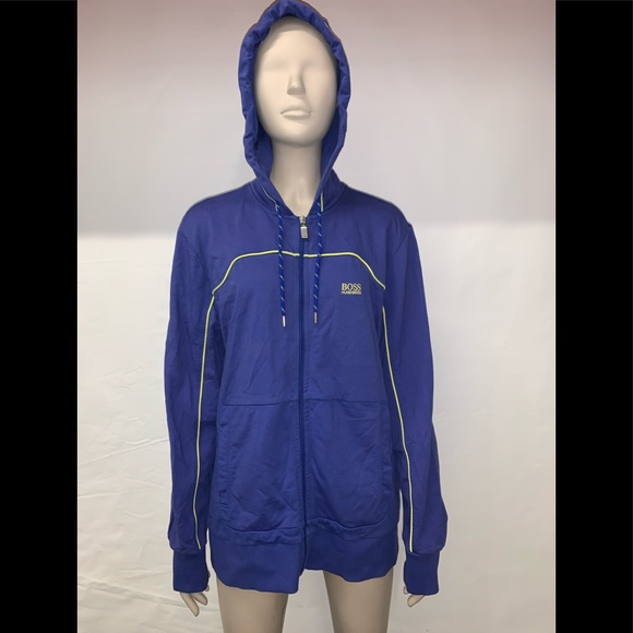 hugo boss zip up sweater